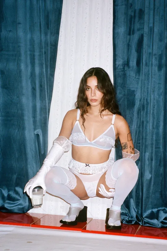 CANDY PANTIES - WHITE sold by Bully Boy