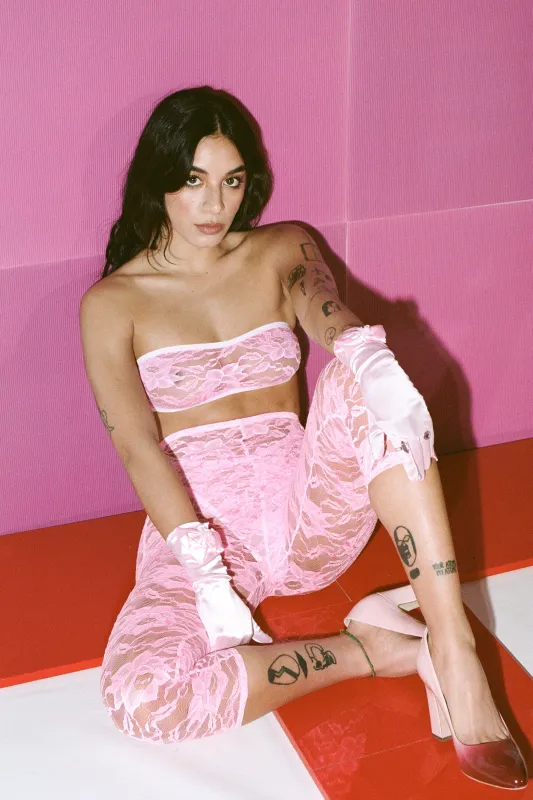 HONEY BRA - PINK LACE made by Bully Boy