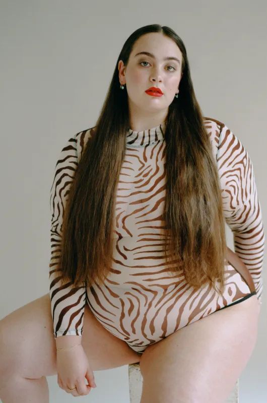 LORETTA BODYSUIT - ZEBRA sold by Bully Boy