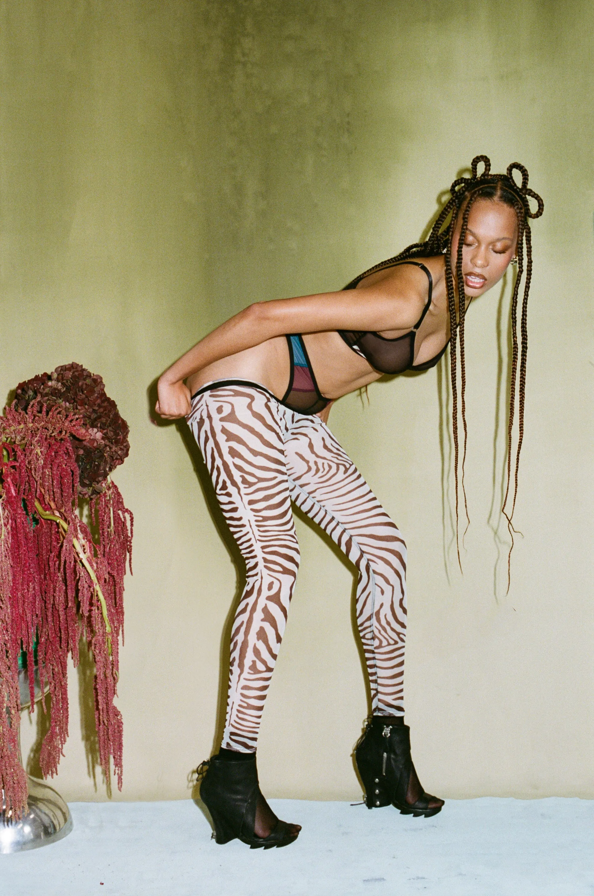 STEVIE LEGGINGS - ZEBRA sold by Bully Boy product image thumbnail 3