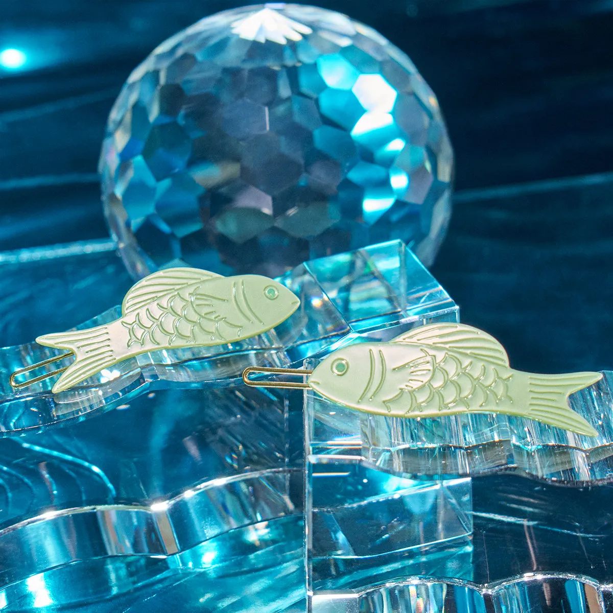 Jade Fish Barrette Set sold by Winona Irene product image thumbnail 4