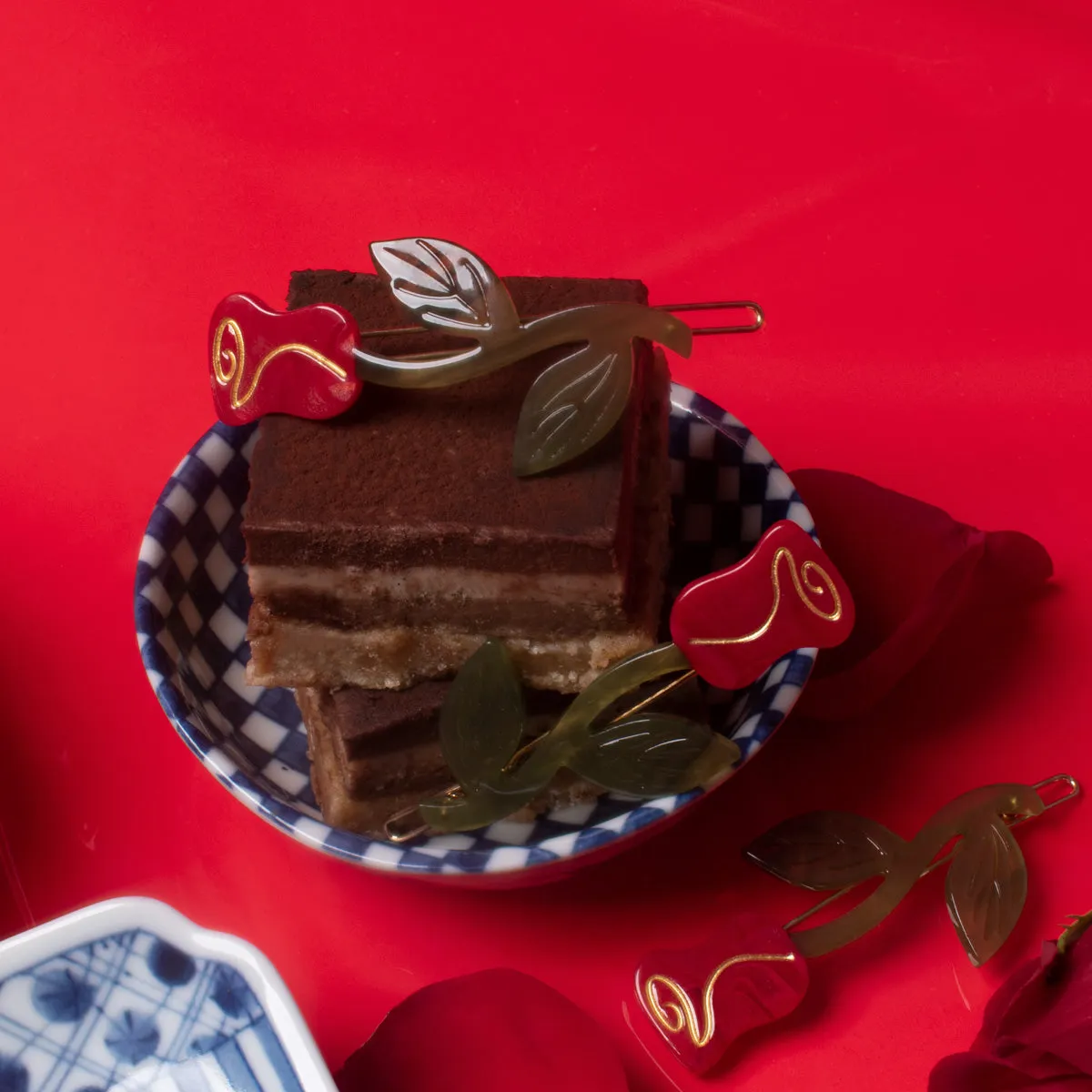 Rose Barrette Set sold by Winona Irene product image thumbnail 4