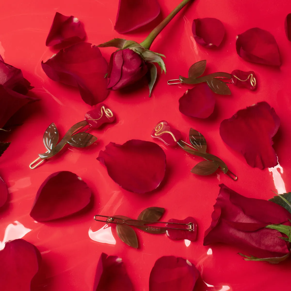 Rose Barrette Set sold by Winona Irene product image thumbnail 3