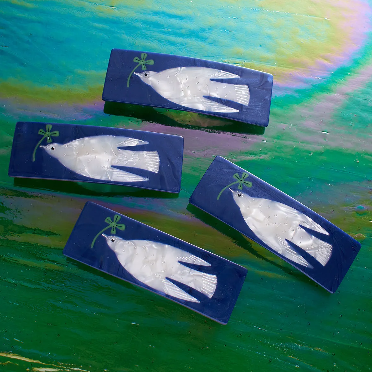 Lucky Dove French Barrette sold by Winona Irene product image thumbnail 3