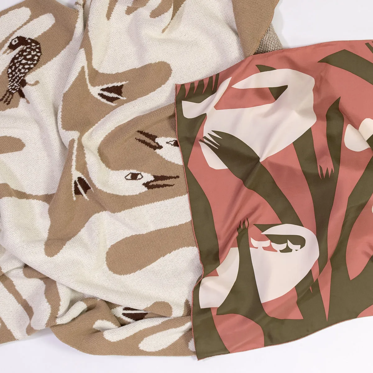 Bird In The Bush Silk Scarf sold by Winona Irene product image thumbnail 5