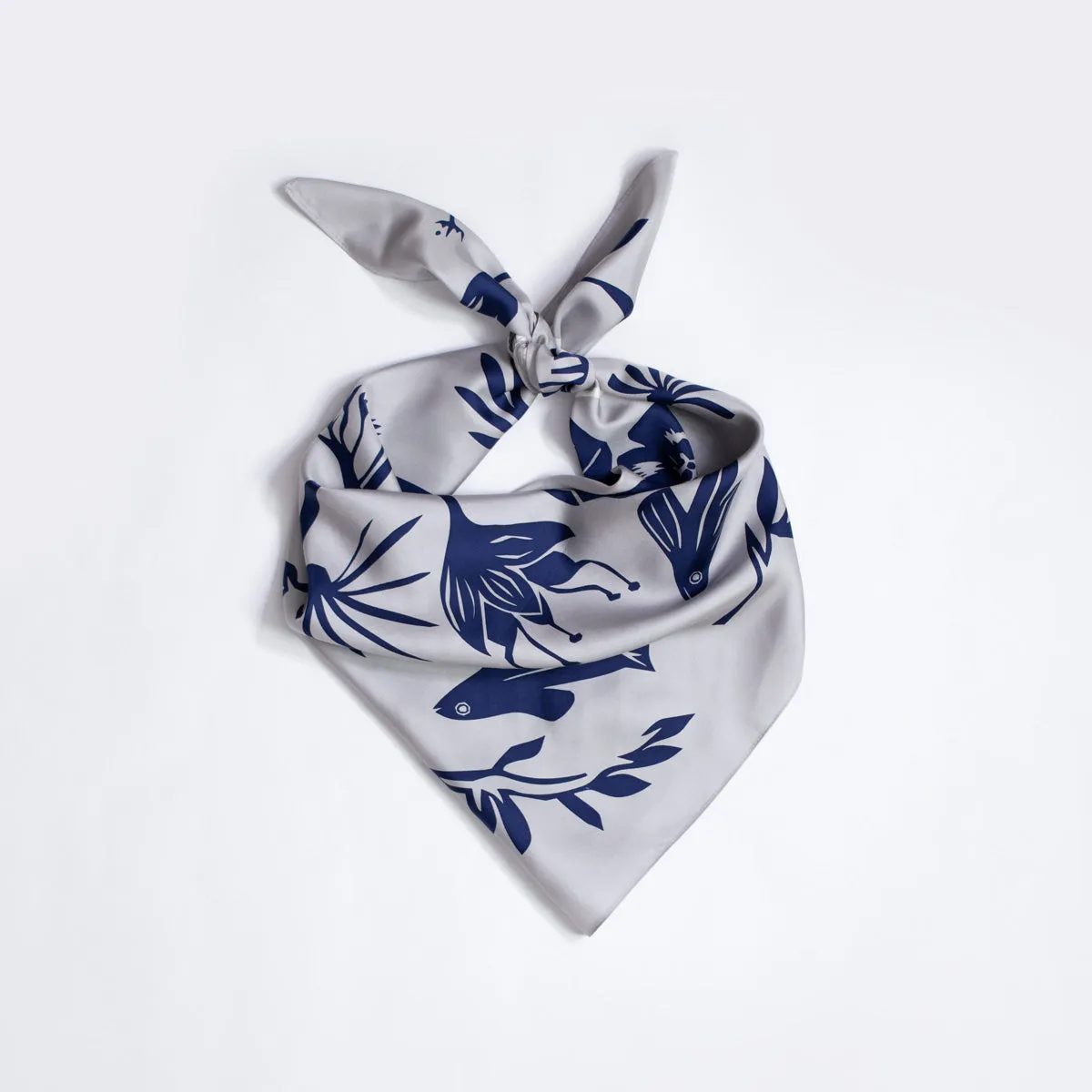 Flying Fish Flying Bird Silk Scarf sold by Winona Irene product image thumbnail 2