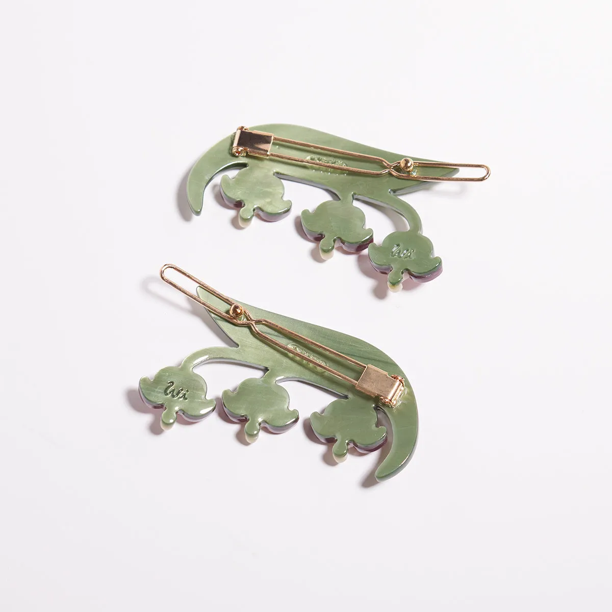 Bleeding Heart Barrette Set sold by Winona Irene product image thumbnail 3