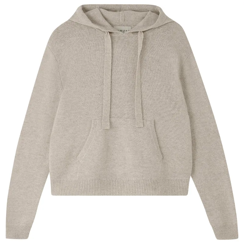 Merino Oversize Hoodie in Oatmeal sold by Jumper 1234