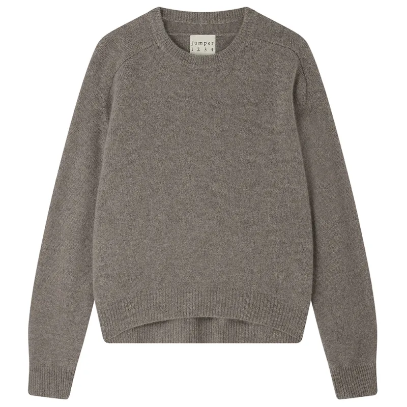 Cashmere Oversize Crew in Moose made by Jumper 1234
