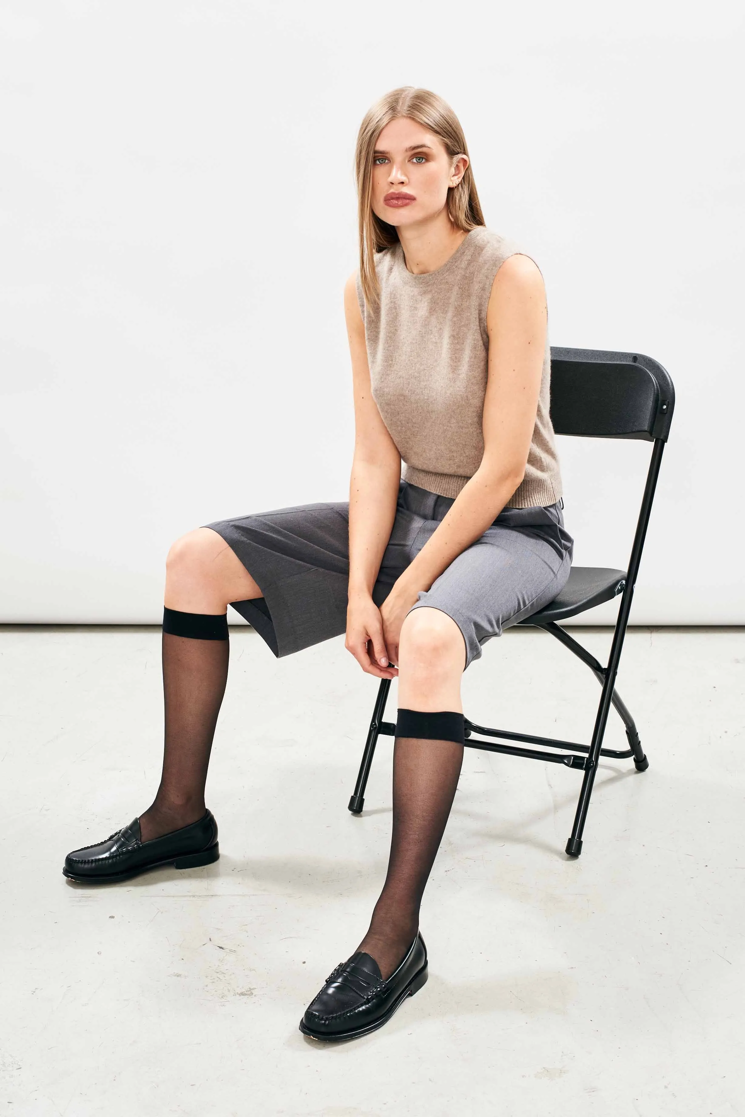 Cashmere Perfect Tank in Organic Light Brown sold by Jumper 1234 product image thumbnail 2