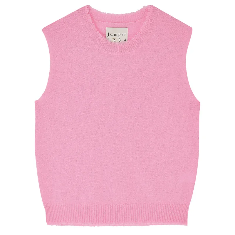 Cashmere Distressed Tank in Candy sold by Jumper 1234