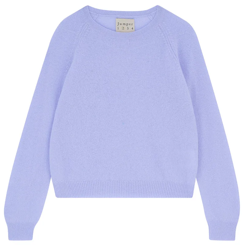 Cashmere Crop Crew in Lilac made by Jumper 1234