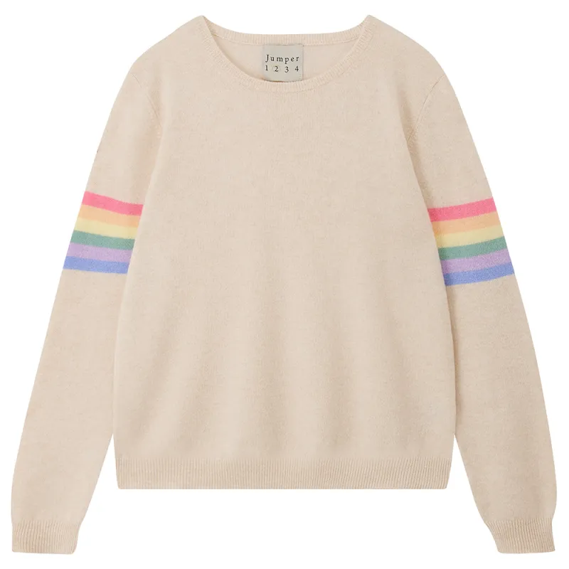 Cashmere Rainbow Arms in Oatmeal made by Jumper 1234