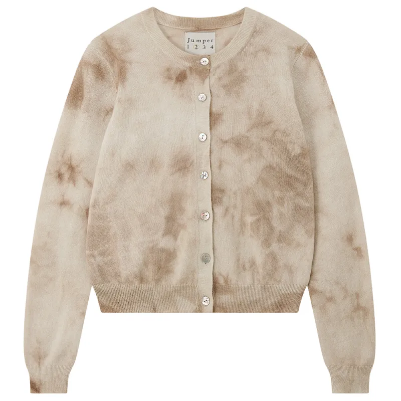 Cashmere Batik Cardigan in Camel sold by Jumper 1234