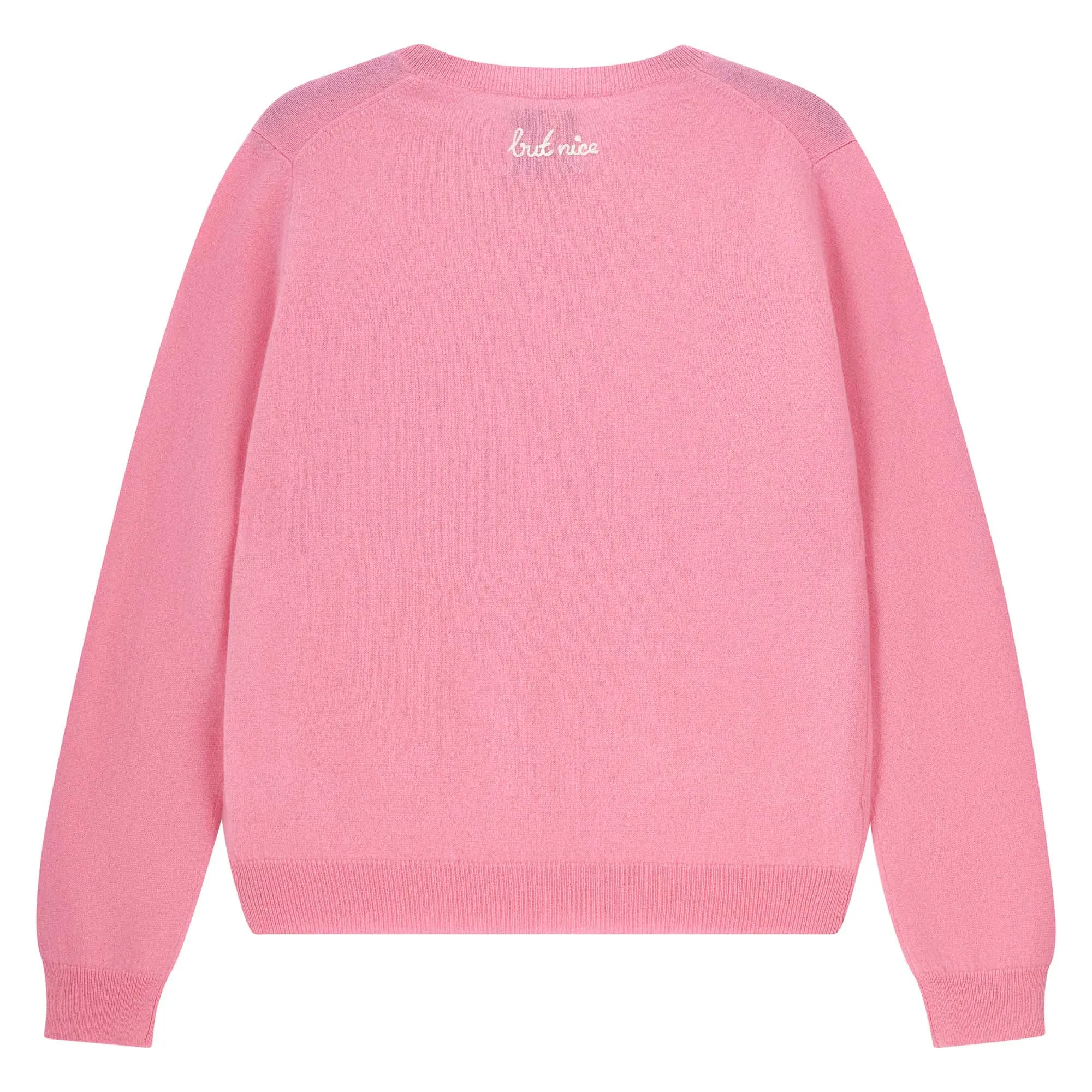 Cashmere Naughty Crew in Candy sold by Jumper 1234 product image thumbnail 2