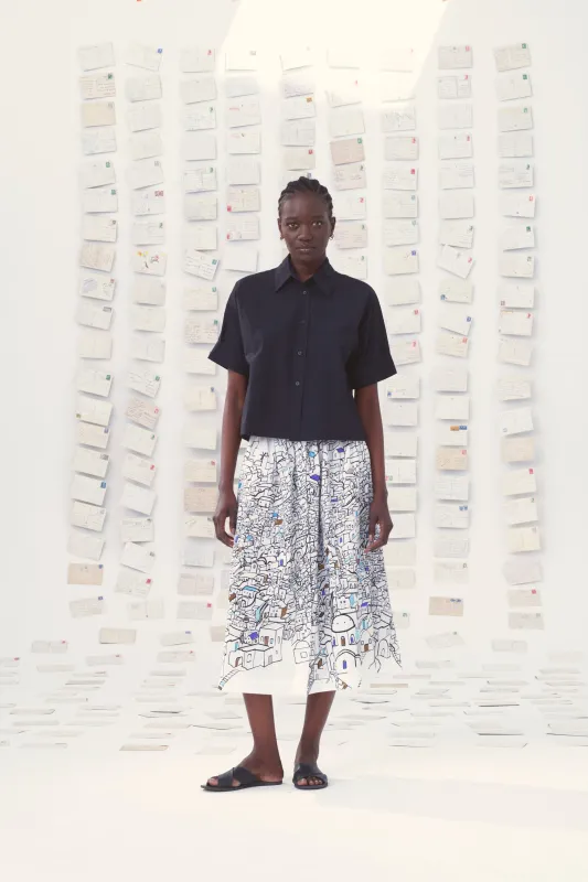 JUPE MONA - LES CYCLADES made by Mii Collection