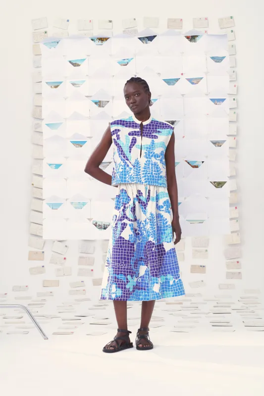 JUPE MONA - LES CYCLADES made by Mii Collection