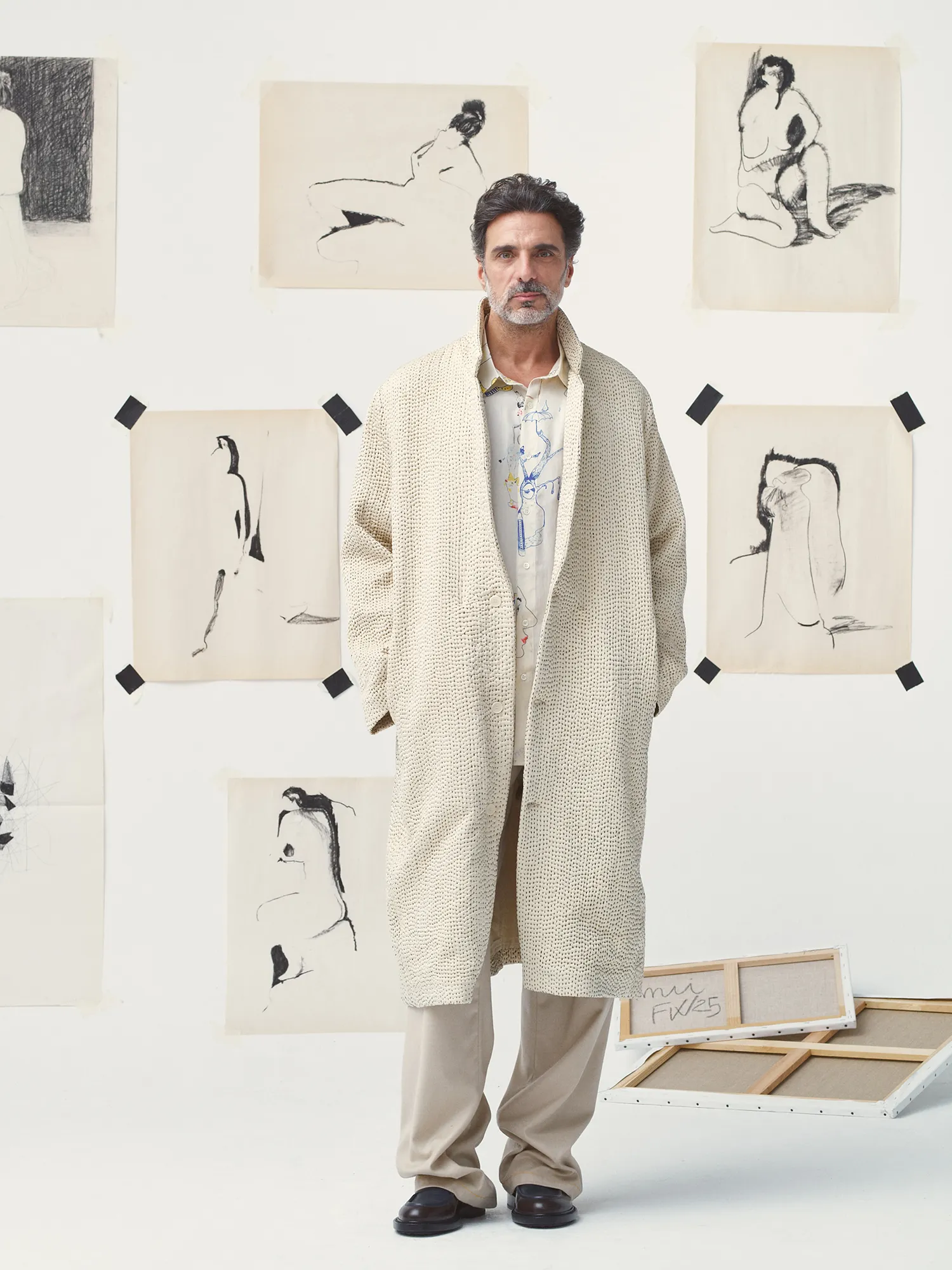 LE MANTEAU VINOD - ABSTRACT sold by Mii Collection