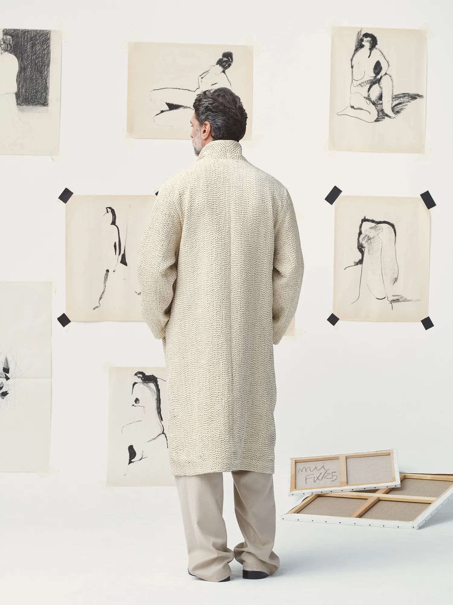 LE MANTEAU VINOD - ABSTRACT sold by Mii Collection product image thumbnail 3