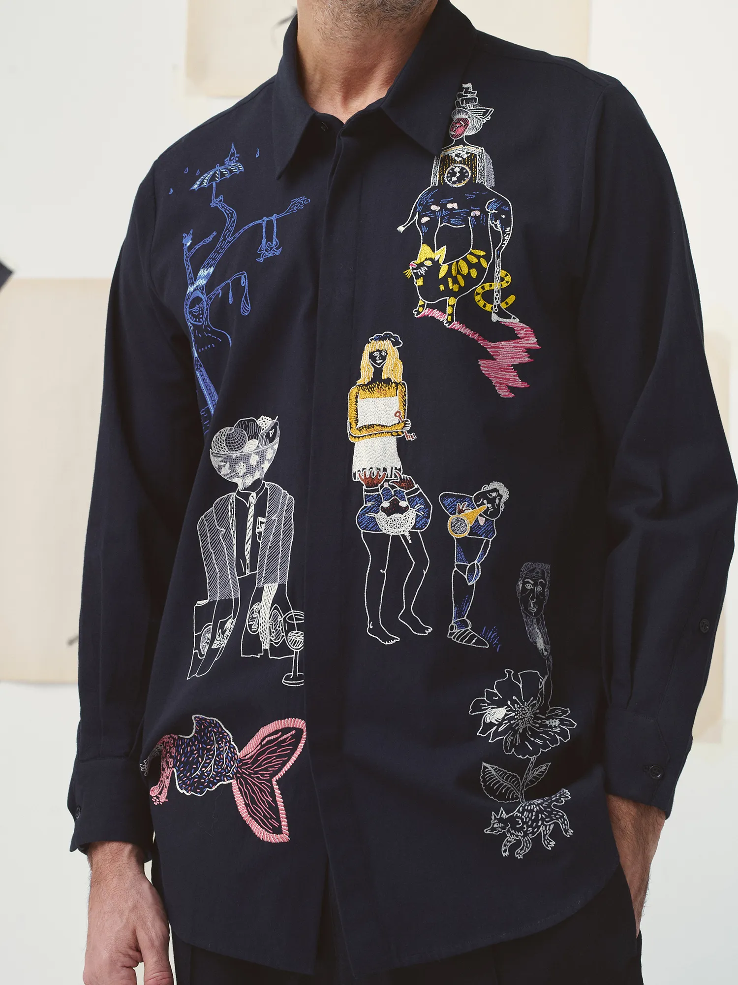 LA CHEMISE LINO - LE SURREALISME sold by Mii Collection product image thumbnail 3