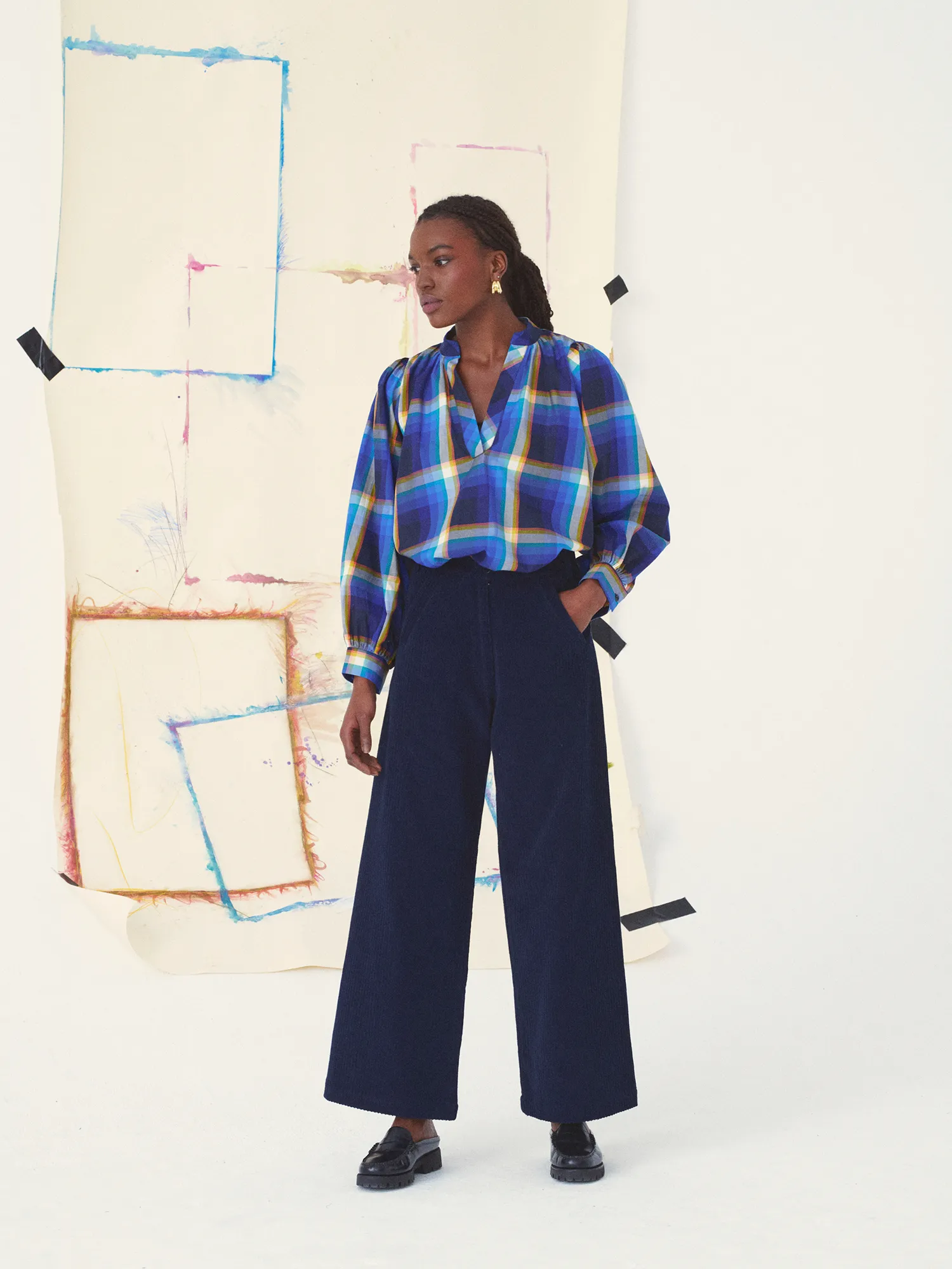 LA BLOUSE CLAUDIA - L'ABSTRACTION sold by Mii Collection product image thumbnail 2