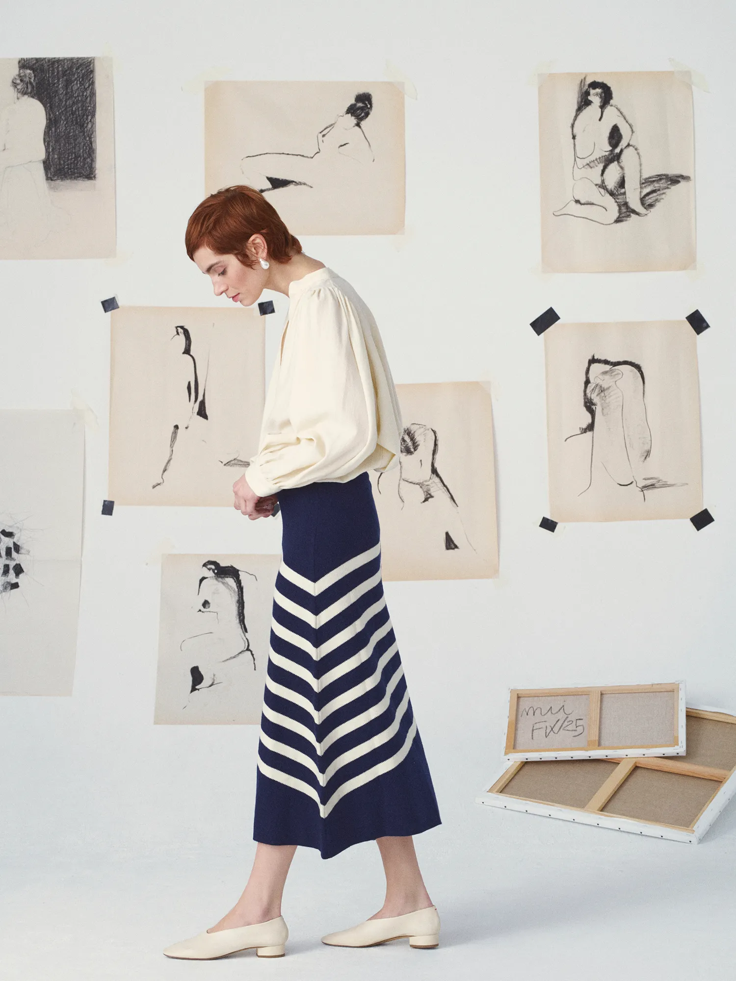 LA JUPE MANELLE - L'ABSTRACTION sold by Mii Collection product image thumbnail 2