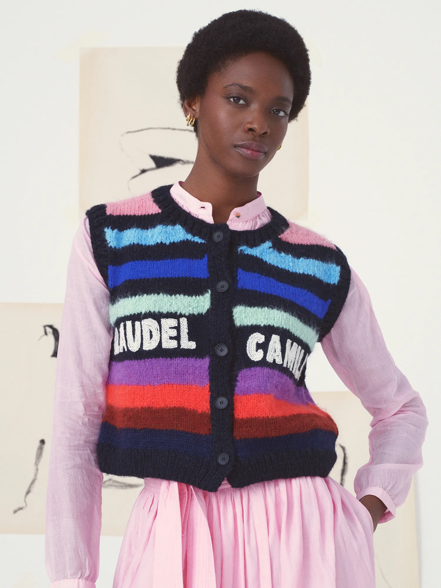 LE GILET CLAUDEL - STATEMENT sold by Mii Collection product image thumbnail 3