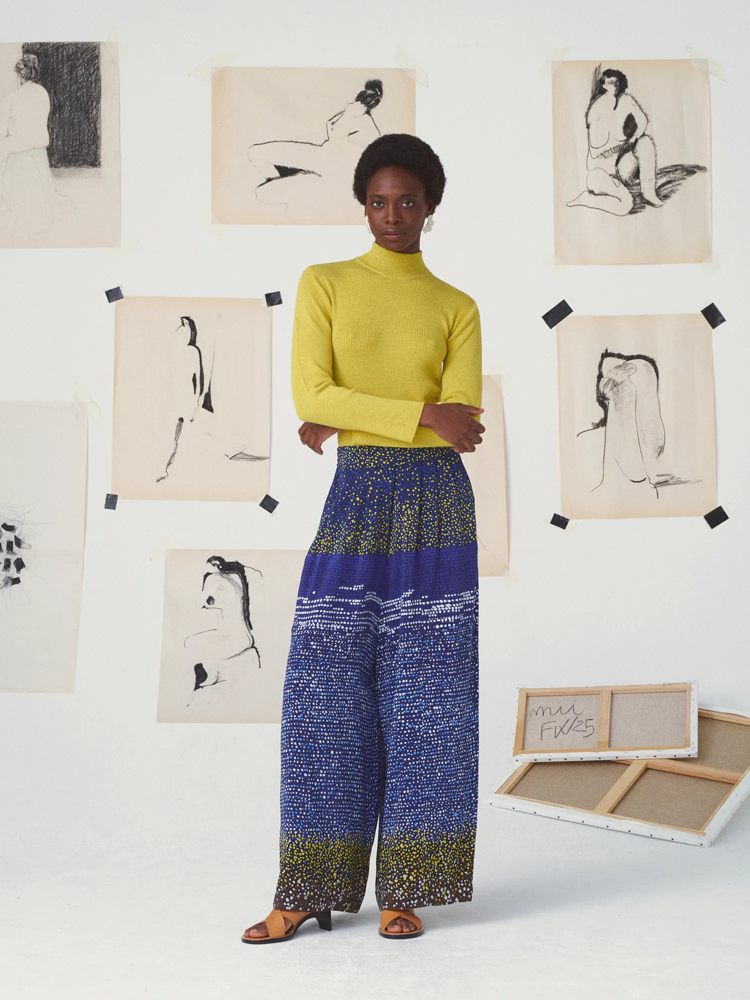 LE PANTALON RADHA - L'IMPRESSIONNISME sold by Mii Collection