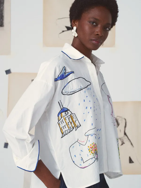 LA CHEMISE GRETA - LE SURREALISME sold by Mii Collection