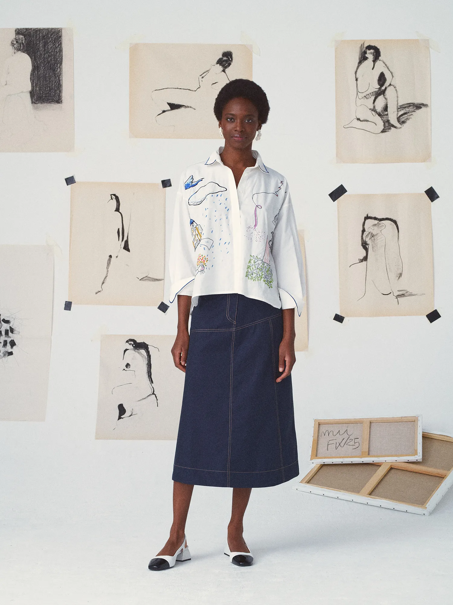 LA CHEMISE GRETA - LE SURREALISME sold by Mii Collection product image thumbnail 3