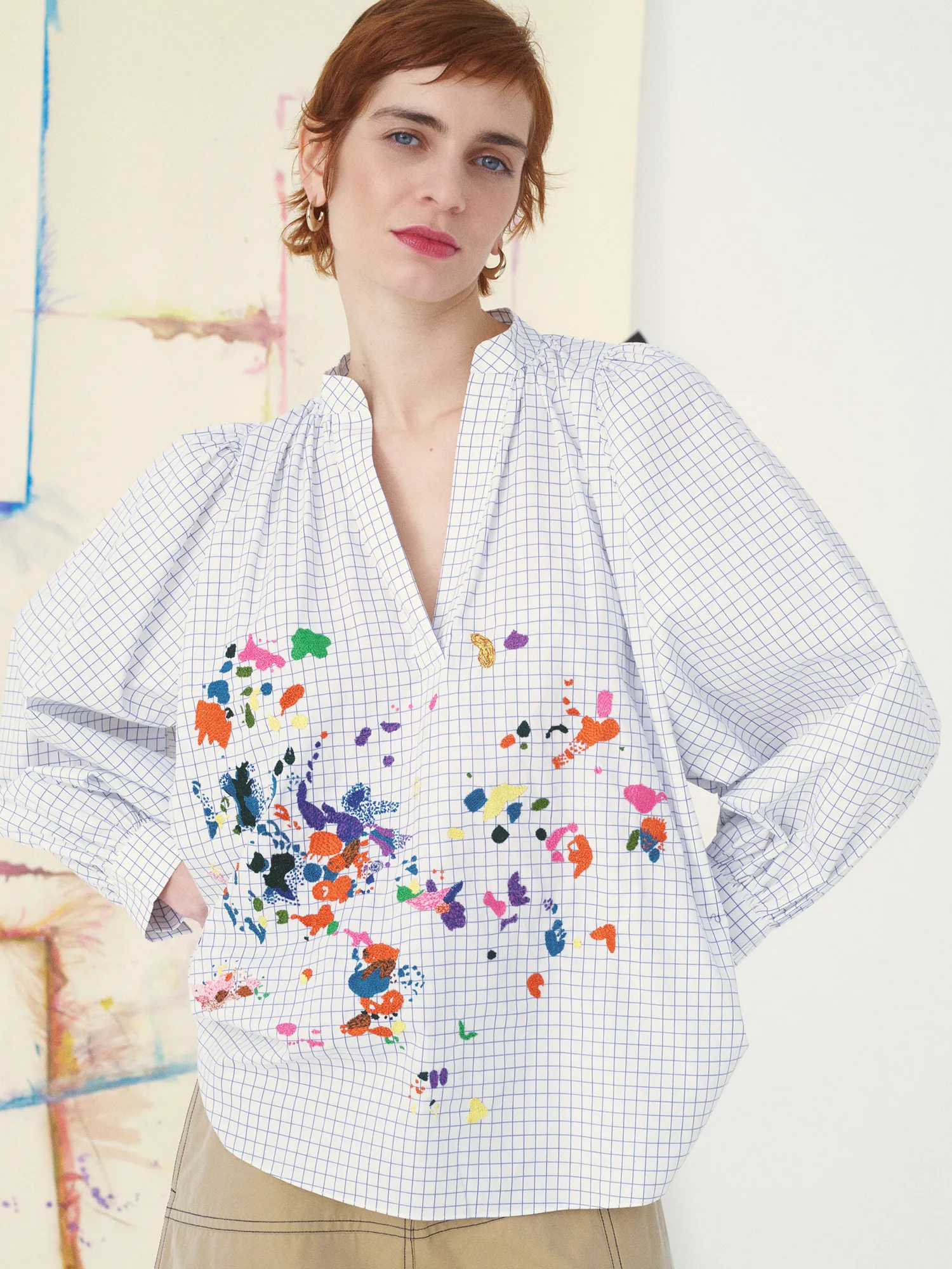LA BLOUSE CLAUDIE - STATEMENT sold by Mii Collection product image thumbnail 4