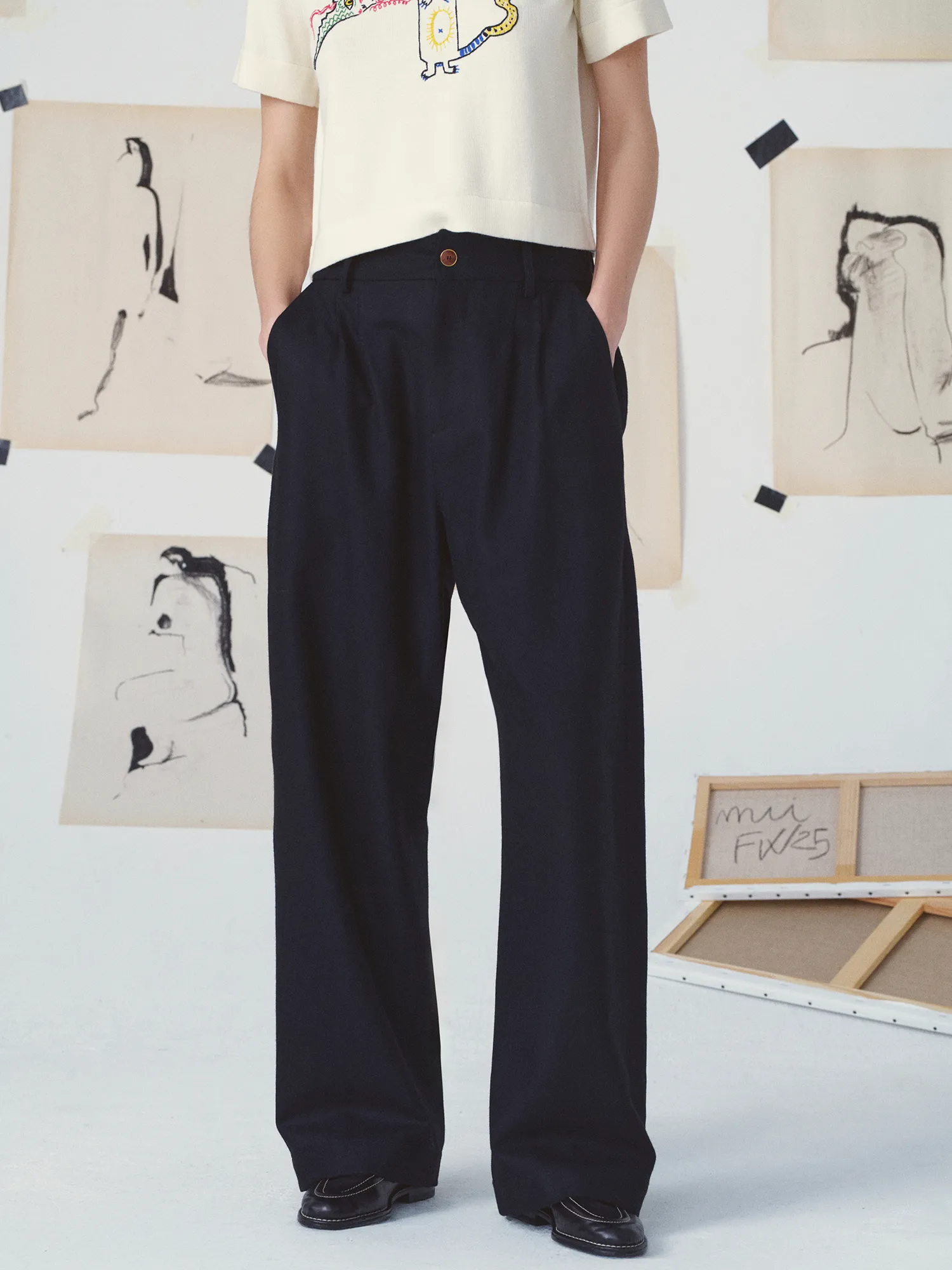 LE PANTALON MITI - LE SURREALISME sold by Mii Collection product image thumbnail 3