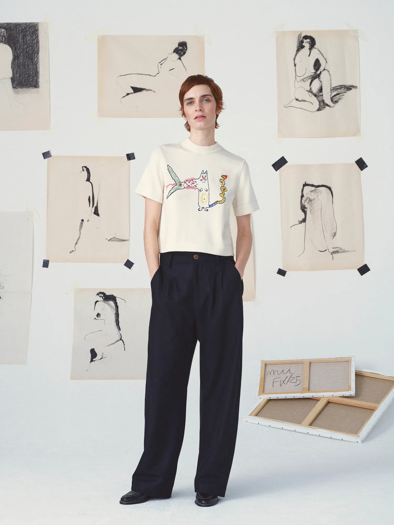 LE PANTALON MITI - LE SURREALISME sold by Mii Collection