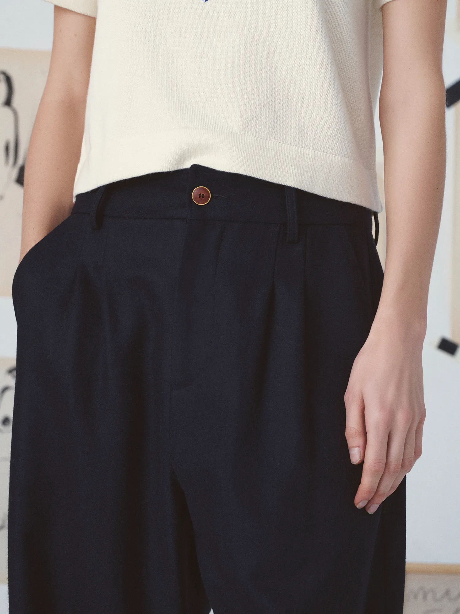 LE PANTALON MITI - LE SURREALISME sold by Mii Collection product image thumbnail 2