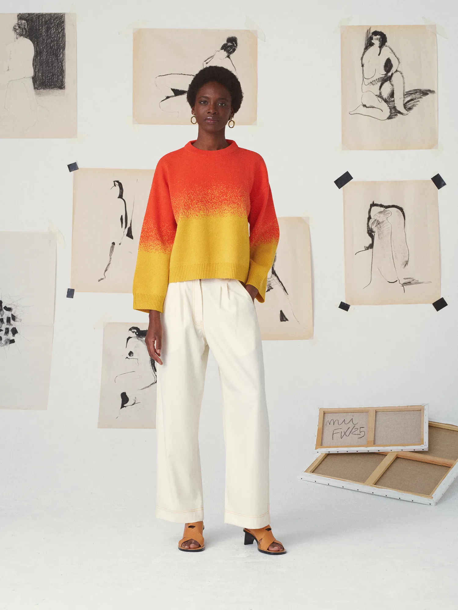 LE PANTALON MITI - LE SURREALISME sold by Mii Collection product image thumbnail 5