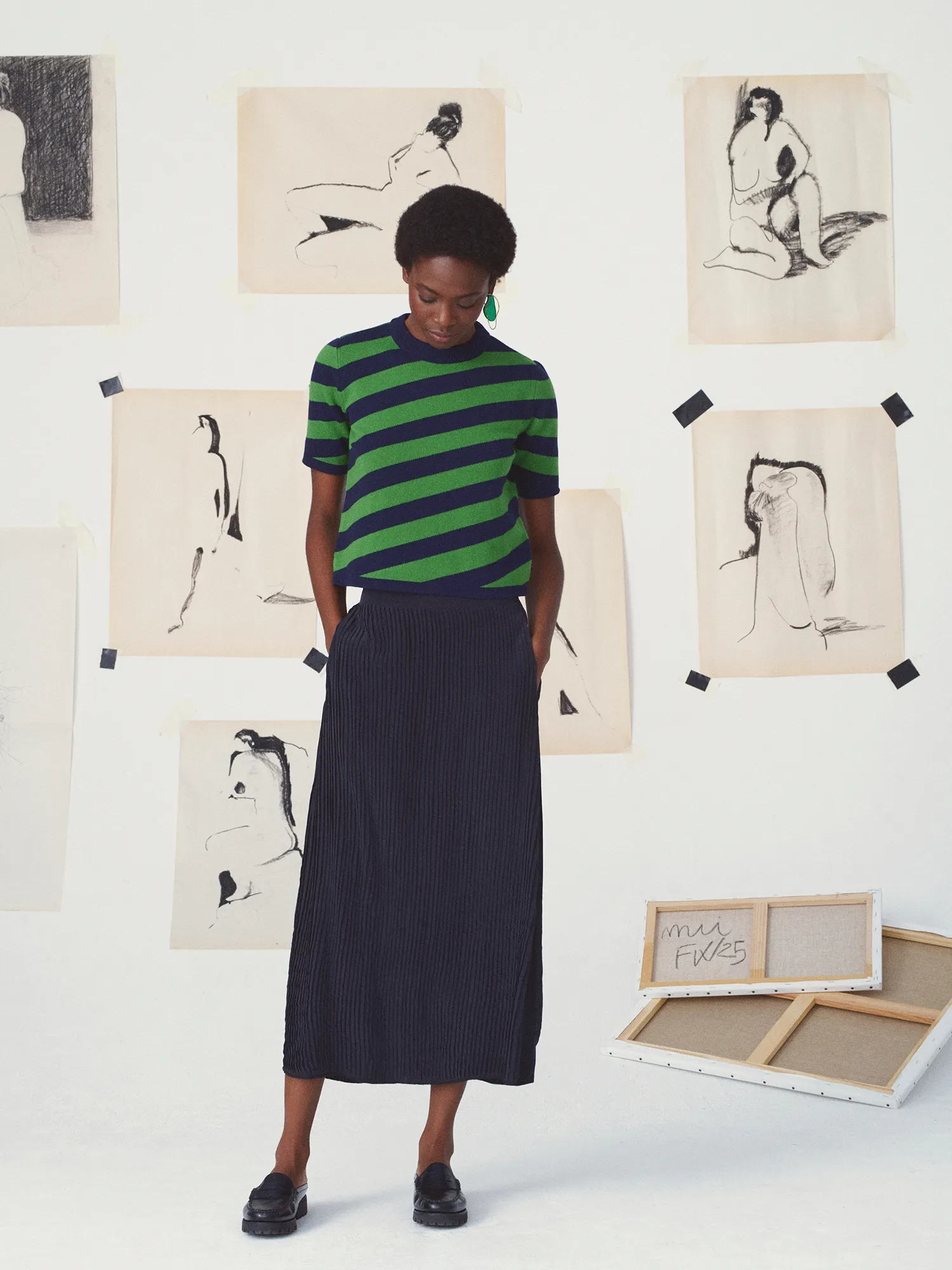 LE TOP KAMALA - L'ABSTRACTION sold by Mii Collection