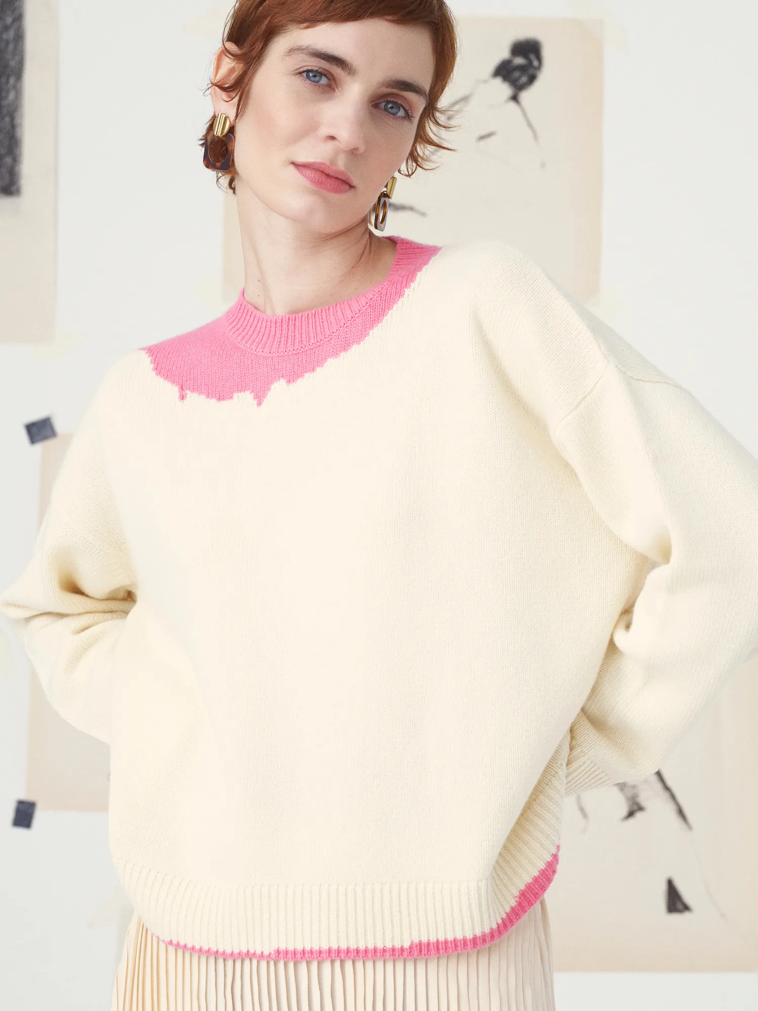 LE PULL GERDA - L'ABSTRACTION sold by Mii Collection