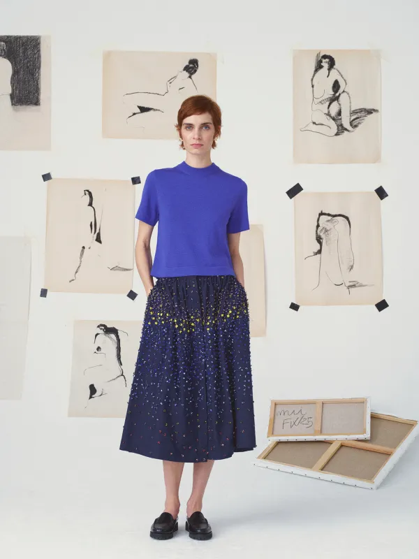 LA JUPE MONA - L'IMPRESSIONNISME sold by Mii Collection