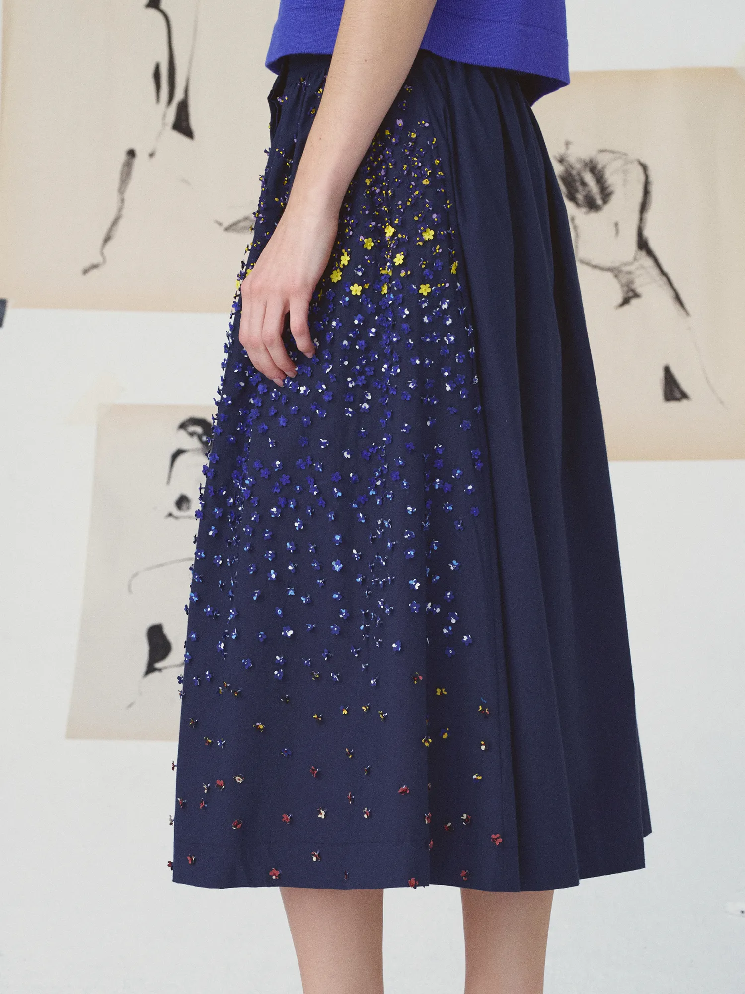LA JUPE MONA - L'IMPRESSIONNISME sold by Mii Collection product image thumbnail 2