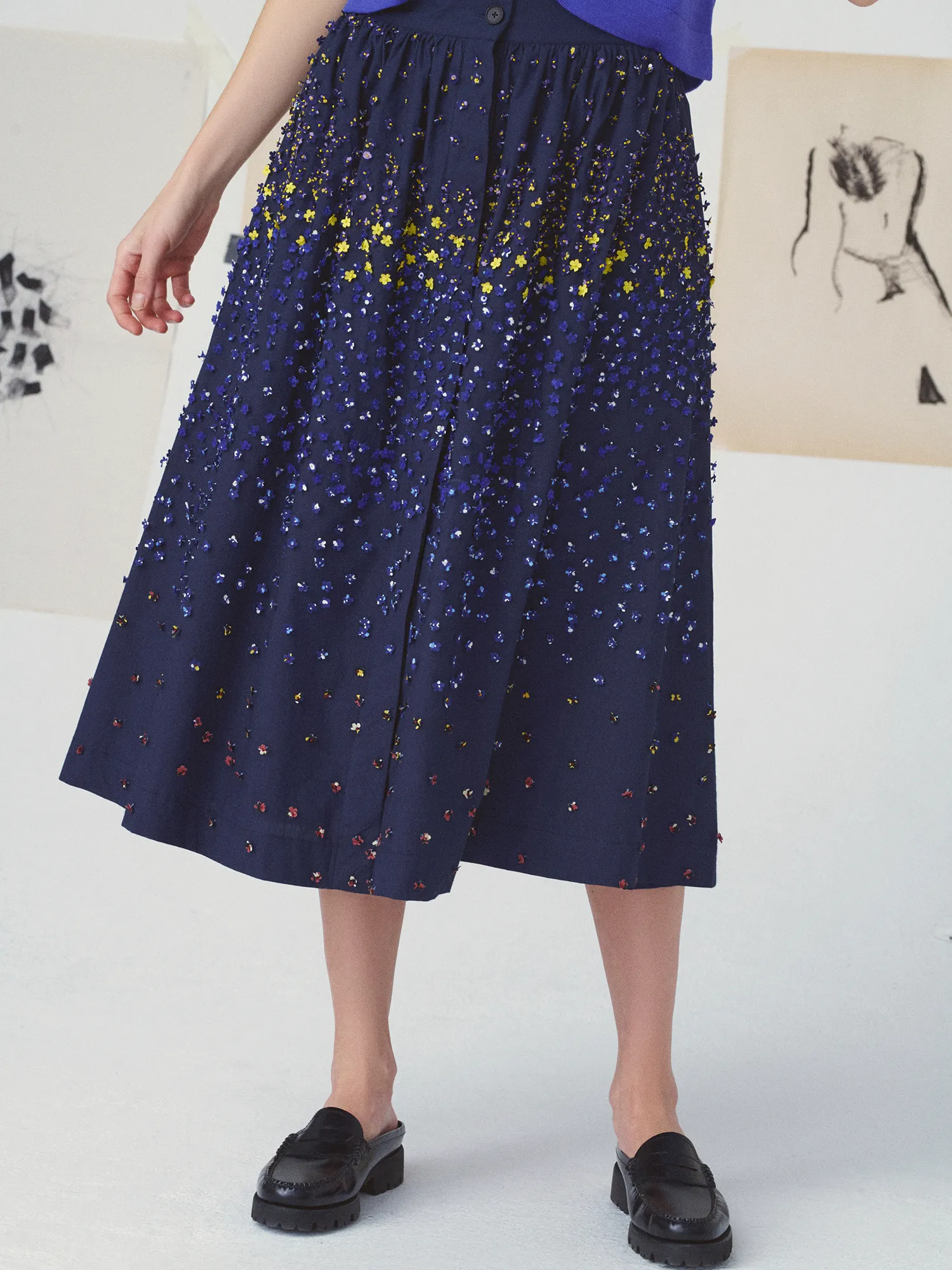 LA JUPE MONA - L'IMPRESSIONNISME sold by Mii Collection product image thumbnail 3