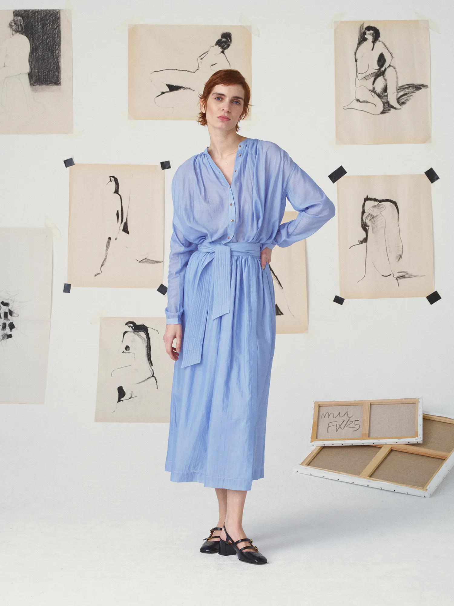 LA JUPE MARIA - L'IMPRESSIONNISME sold by Mii Collection