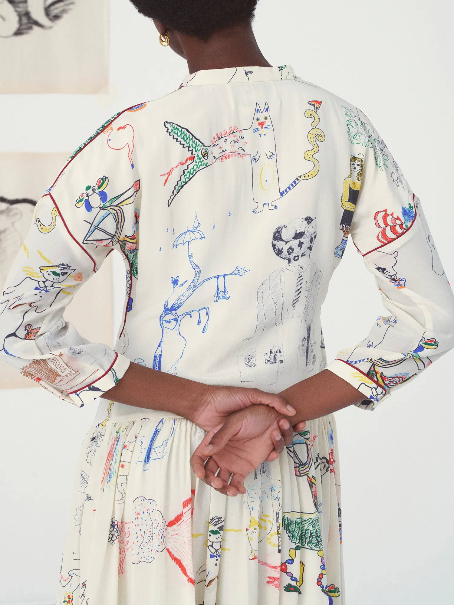 LA ROBE NOUR - LE SURREALISME sold by Mii Collection product image thumbnail 3