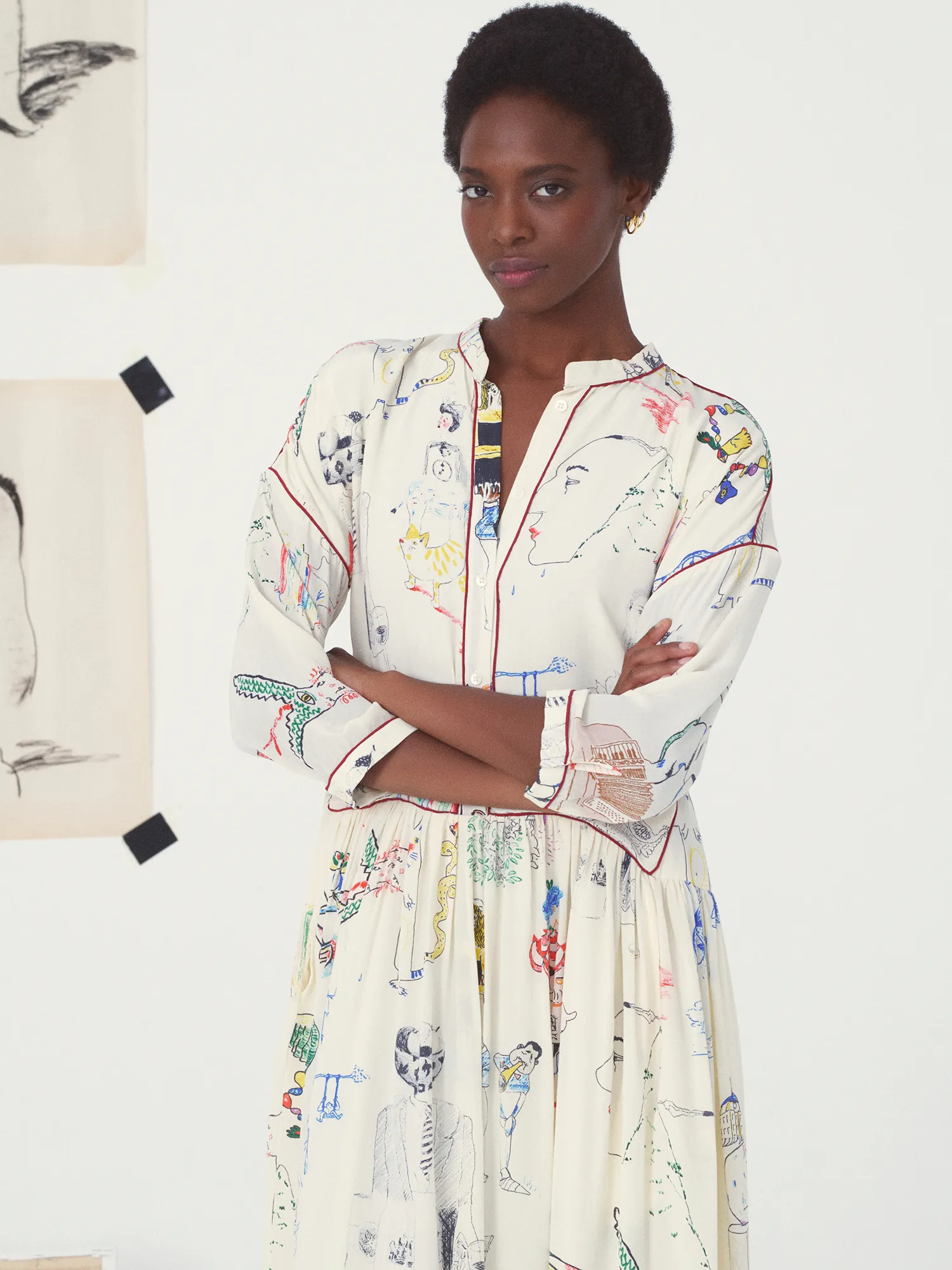 LA ROBE NOUR - LE SURREALISME sold by Mii Collection product image thumbnail 4