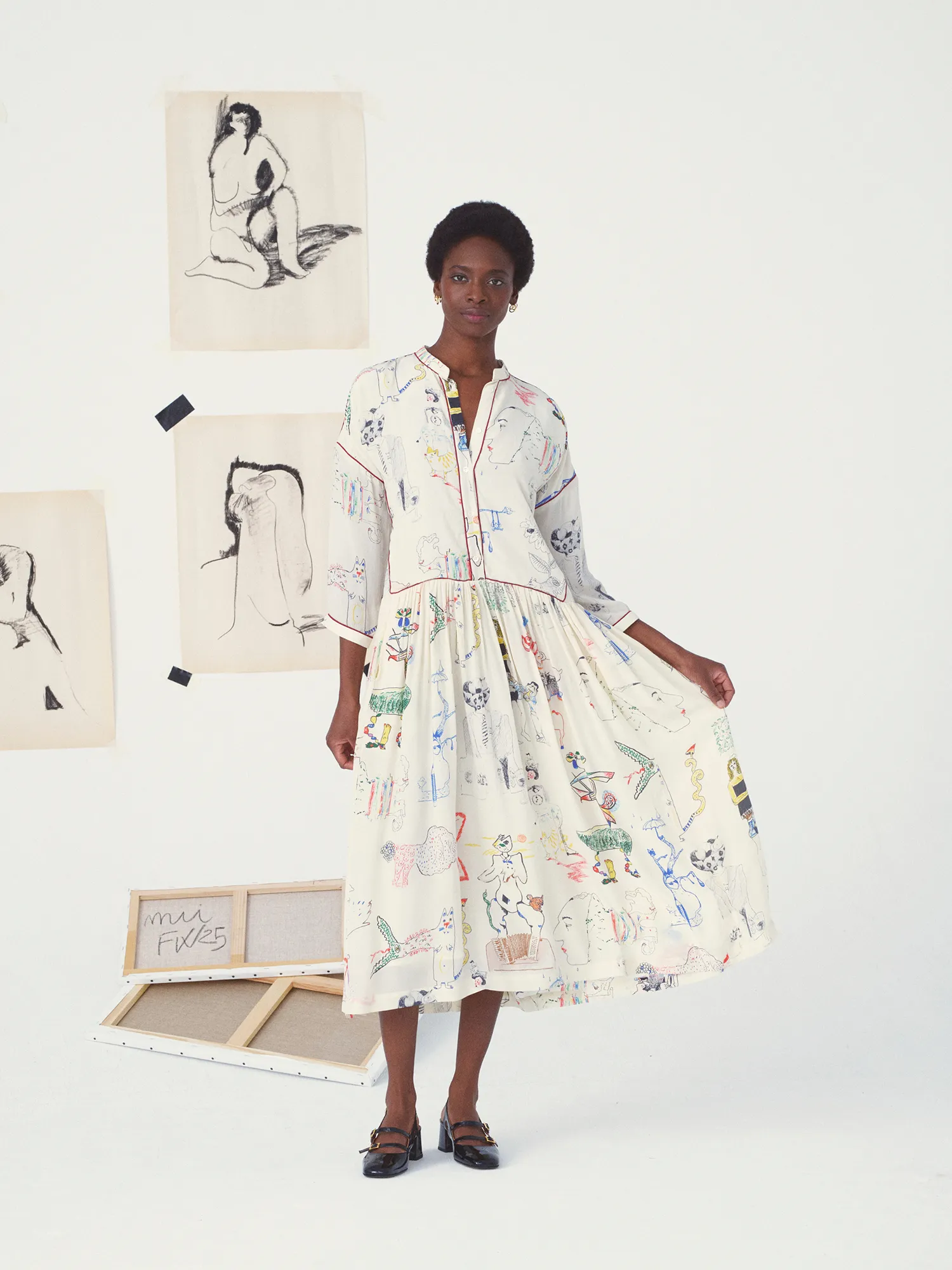 LA ROBE NOUR - LE SURREALISME sold by Mii Collection product image thumbnail 2