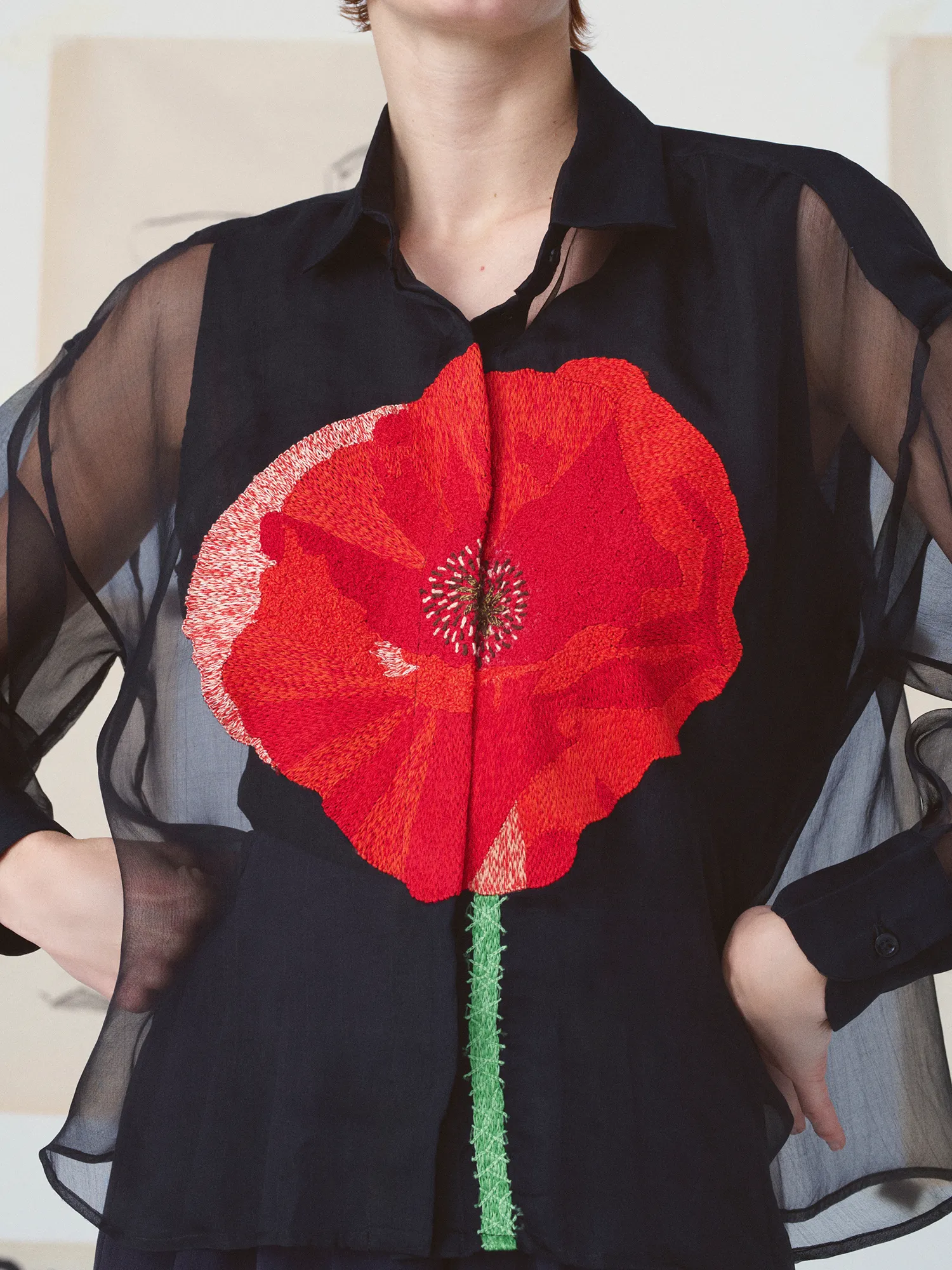 LA CHEMISE GRETA - L'ABSTRACTION sold by Mii Collection product image thumbnail 3