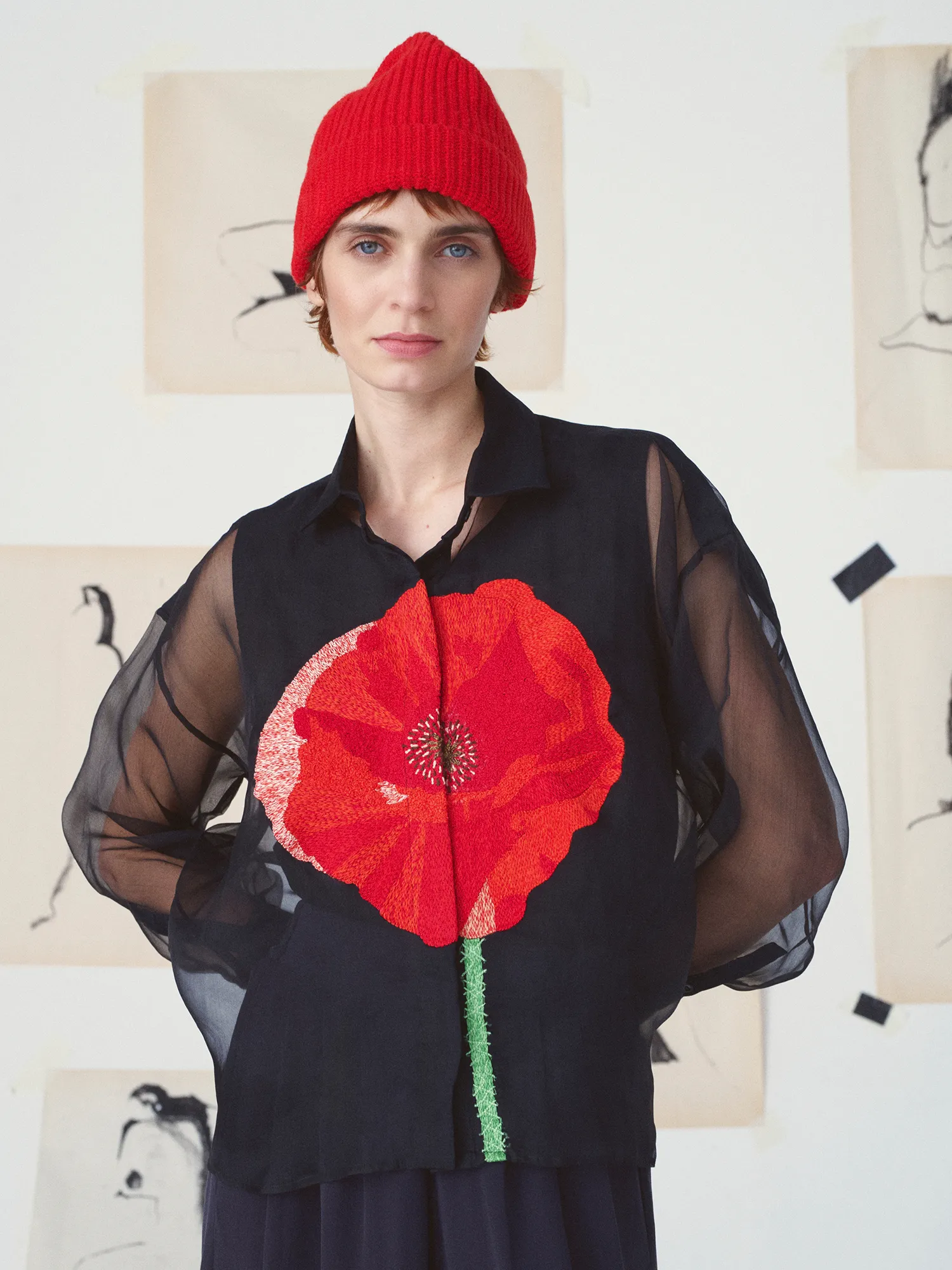 LA CHEMISE GRETA - L'ABSTRACTION sold by Mii Collection