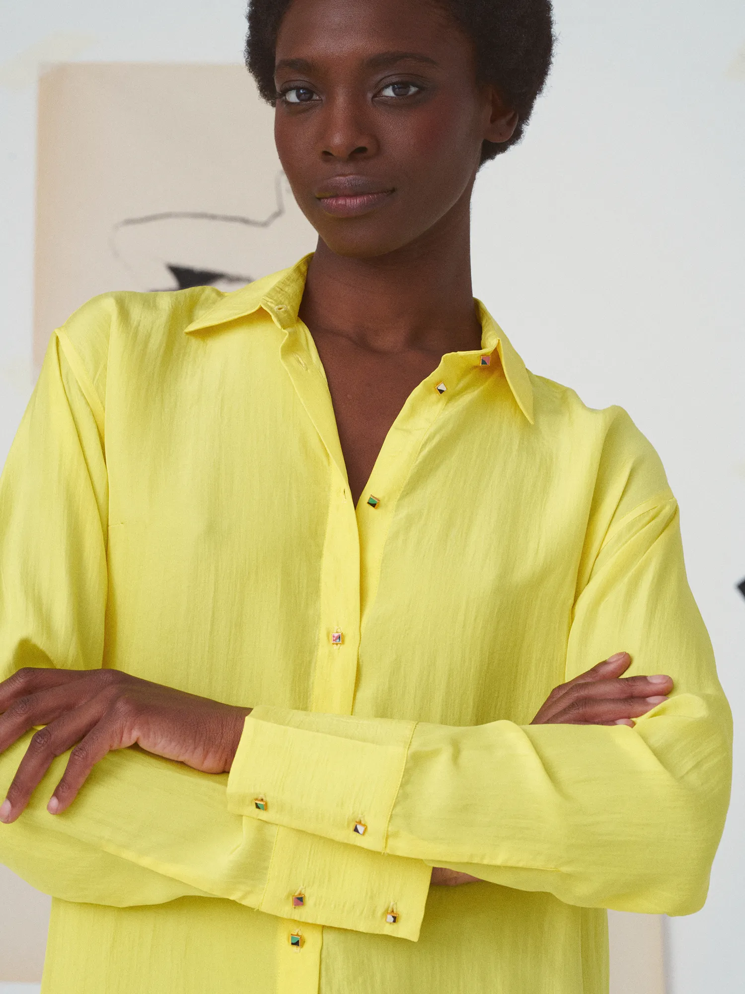 LA CHEMISE MIRABELLE - L'IMPRESSIONNISME sold by Mii Collection product image thumbnail 2