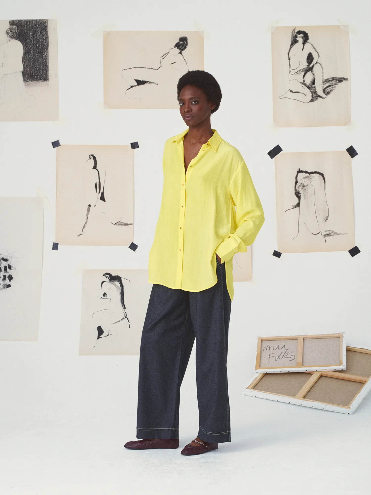 LA CHEMISE MIRABELLE - L'IMPRESSIONNISME sold by Mii Collection