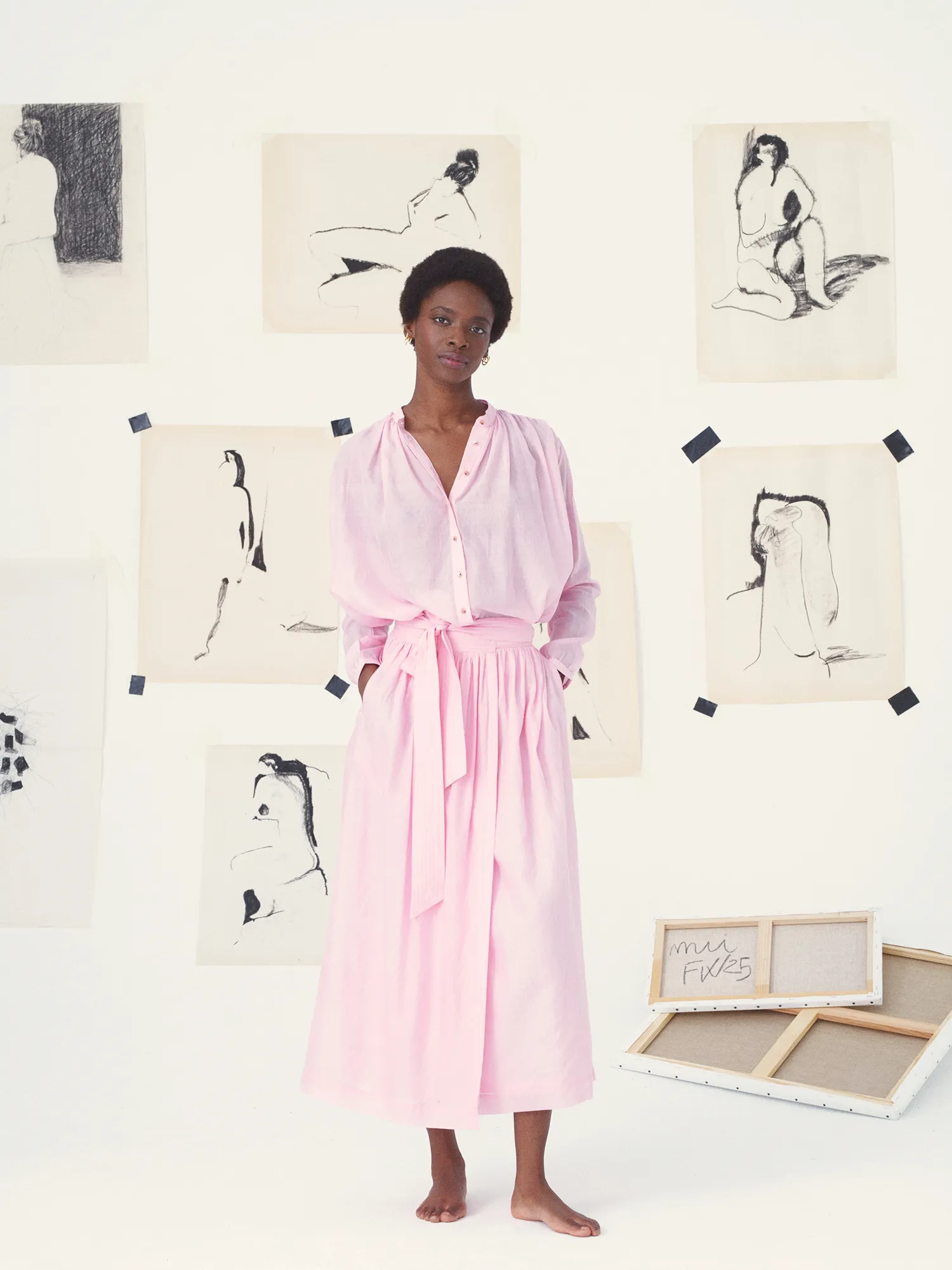 LA CHEMISE NATHALIE - L'IMPRESSIONNISME sold by Mii Collection