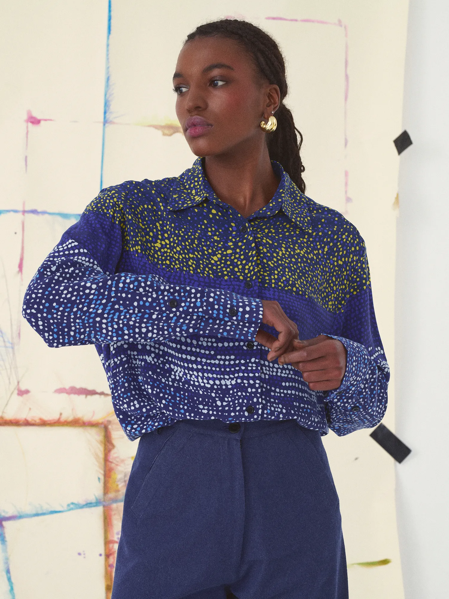 LA CHEMISE MILOU - L'IMPRESSIONNISME sold by Mii Collection